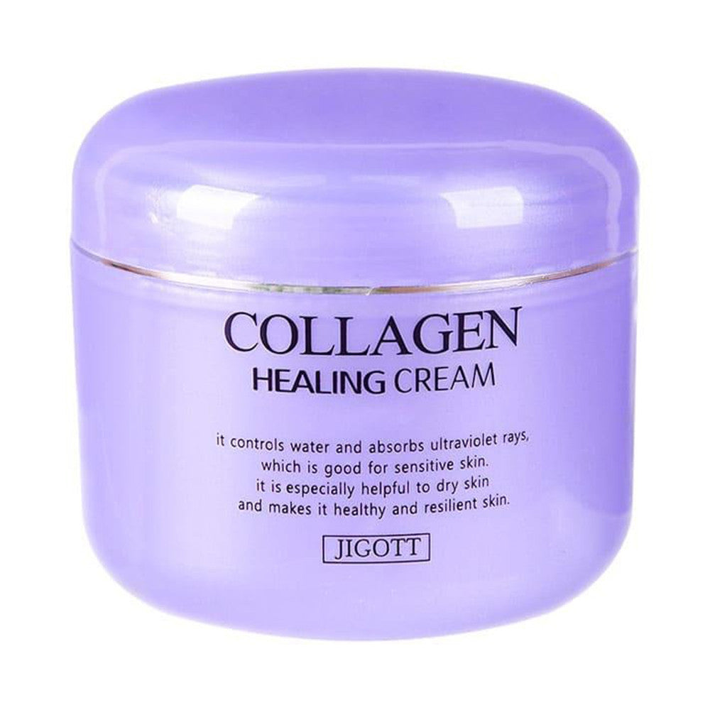 Jigott Collagen Healing Cream Good for Sensitive Skin and Dry Skin 5.07Oz (150ml)